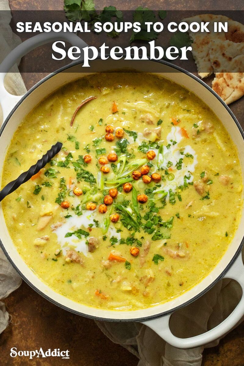 Seasonal Soups to Cook in September.